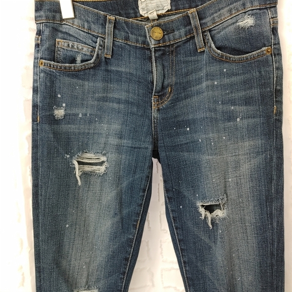 CURRENT/ELLIOTT skinny loved destroy Size 26 - Picture 6 of 14